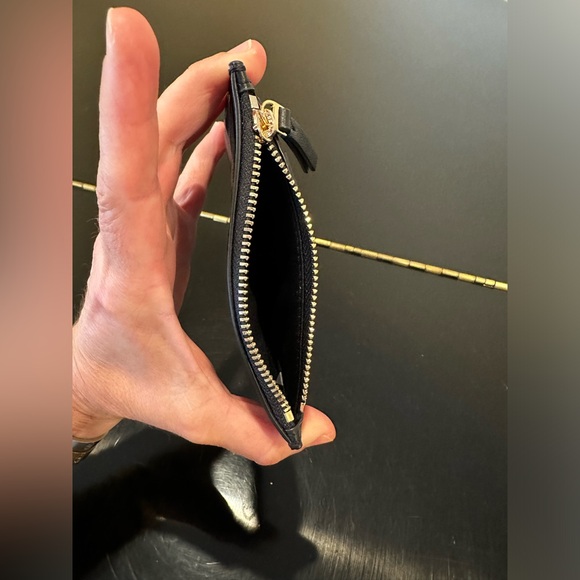 NWT Authentic luxury preppy Tory Burch Rare Black Savannah Card Case - Picture 11 of 17